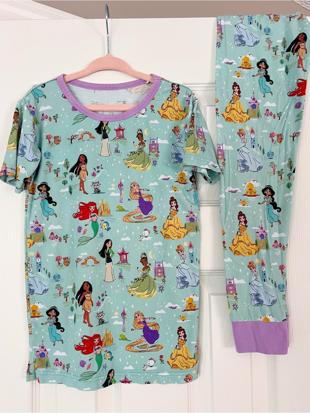 Little Sleepies Disney Princess Dreams Pajama Set - 7/8 (Like New!)